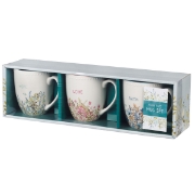 Imagen de Faith Hope and Love Petite Floral Mug Set