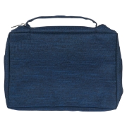 Imagen de Navy Blue Poly-canvas Value Bible Cover with Ichthus Patch