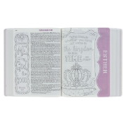 Imagen de Pink Floral Heart Flexcover My Creative Bible for Girls - an ESV Journaling Bible