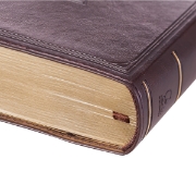 Imagen de Dark Brown Faux Leather Large Print Compact King James Version Bible
