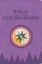 Imagen de RVR 1960 Biblia para niños exploradores, lavanda compás símil piel