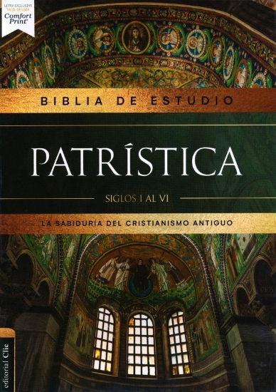 Imagen de RVR, Biblia de Estudio Patristica, Leathersoft, Marron