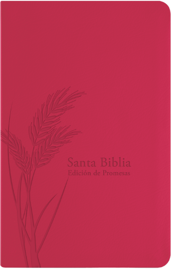 Imagen de Santa Biblia de Promesas RVR-1960, Tamaño Manual / Letra grande, Piel especial, Fucsia