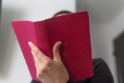 Imagen de Santa Biblia de Promesas RVR-1960, Tamaño Manual / Letra grande, Piel especial, Fucsia