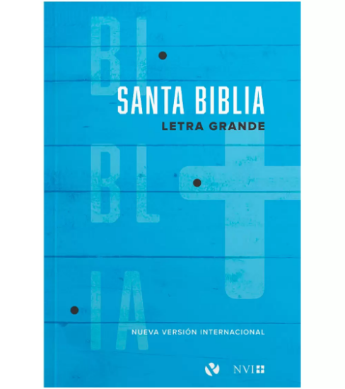 Imagen de Biblia NVI, Letra Grande, Rústica, Azul