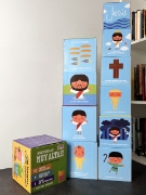 Imagen de Cubo apilable con historias bíblicas para niños 0+