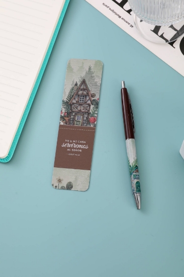 Imagen de Pack bolígrafo con marcador de libro. Yo y mi casa