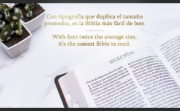 Imagen de Biblia letra supergigante, negro con café símil piel, RVR 1960