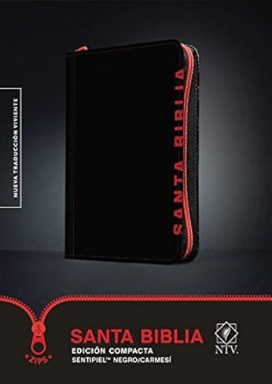 Imagen de Santa Biblia NTV, Edicion Compacta (Semipiel - Negro)
