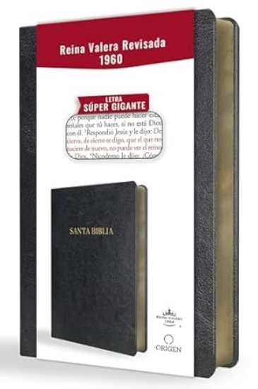 Imagen de Biblia RVR60 Letra Super Gigante Negro