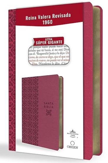 Imagen de Biblia RVR60 Letra Super Gigante Fucsia