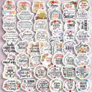 Imagen de Stickers - 50 unidades de citas bíblicas en español