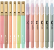 Imagen de Aesthetic Gel Highlighters and Pens No Bleed, 12 Pack