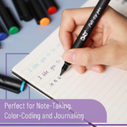 Imagen de Felt Tip Pens, Pens Fine Point, Pack of 8, Fast Dry, No Smear, Colored Pens