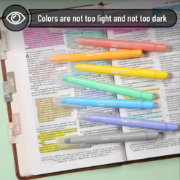 Imagen de Gel Highlighter, 8 Pack, Friendly Colors, Bible Highlighters No Bleed