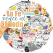 Imagen de Stickers - 50 unidades de citas bíblicas en español