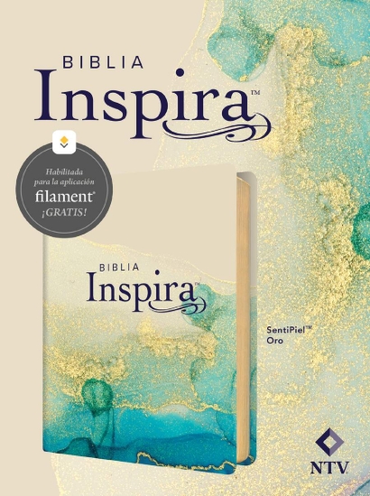 Imagen de Biblia Inspira NTV con Filament - Oro