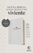 Imagen de Biblia manual NTV, letra grande con Filament (SentiPiel, Blanco, Letra Roja)