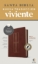 Imagen de Biblia ultrafina NTV, con Filament (SentiPiel, Cafe, Letra Roja, Con índice)