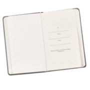 Imagen de Be Strong Hardcover Faux Leather Notebook with Elastic Closure - Joshua 1:9