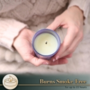 Imagen de I Will Not Fear Lavender and Sage Candle in a Glass Jar - Psalm 118:6