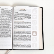 Imagen de RVR 1960 Biblia del Pescador: Edición liderazgo, negro piel fabricada