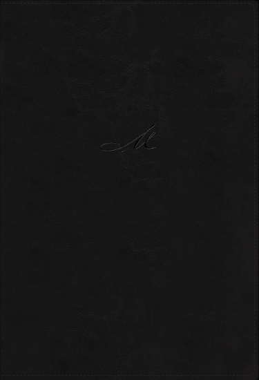 Imagen de NBLA, Biblia de Estudio MacArthur, Leathersoft, Negro, Interior a dos colores, Comfort Print