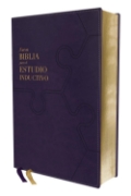 Imagen de NBLA, Nueva Biblia para el estudio inductivo, Leathersoft, Interior a dos colores, Morado, Comfort Print