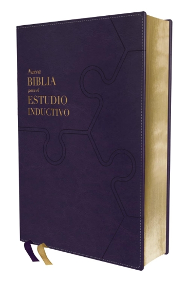 Imagen de NBLA, Nueva Biblia para el estudio inductivo, Leathersoft, Interior a dos colores, Morado, Comfort Print