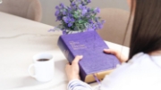 Imagen de NBLA, Nueva Biblia para el estudio inductivo, Leathersoft, Interior a dos colores, Morado, Comfort Print
