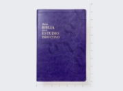 Imagen de NBLA, Nueva Biblia para el estudio inductivo, Leathersoft, Interior a dos colores, Morado, Comfort Print
