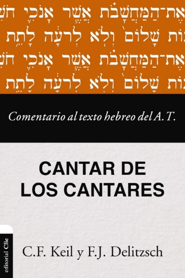 Imagen de Comentario al texto hebreo del Antiguo Testamento - Cantar de los Cantares