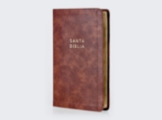 Imagen de NBLA, Santa Biblia, Ultrafina, Letra grande, Leathersoft, Café, Palabras de Jesús en rojo