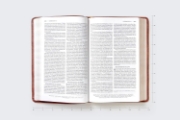 Imagen de NBLA, Santa Biblia, Ultrafina, Letra grande, Leathersoft, Café, Palabras de Jesús en rojo
