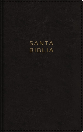 Imagen de NBLA, Santa Biblia, Ultrafina, Letra grande, Leathersoft, Negro, Palabras de Jesús en rojo, con cierre
