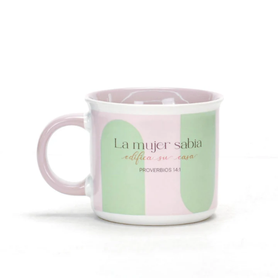 Imagen de Taza de Cerámica – La Mujer Sabia edifica su Casa