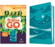 Imagen de Biblia GO para niños NTV (SentiPiel, Verde azulado)