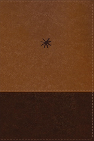 Imagen de NBLA, Biblia Cronológica de Estudio, Interior a cuatro colores, Leathersoft, dos tonos café, Comfort Print