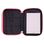 Imagen de Two-fold Pink Faux Leather Organizer Bible Cover
