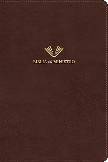 Imagen de RVR1960 Biblia del ministro, edición ampliada, caoba piel fabricada