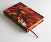 Imagen de Biblia RVR1960 letra grande tamaño manual, TD León de Judá marrón (Edición cantos pintados)