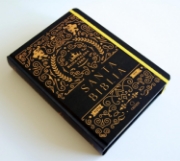Imagen de Biblia de apuntes RVR60 Tapa dura, Negro y oro, cantos pintados