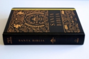 Imagen de Biblia de apuntes RVR60 Tapa dura, Negro y oro, cantos pintados