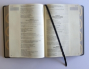 Imagen de Biblia de apuntes RVR60 Tapa dura, Negro y oro, cantos pintados