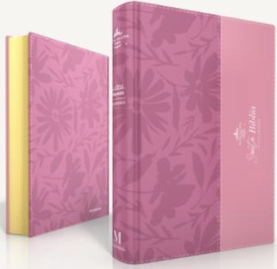 Imagen de Biblia RVR60 035c PJR bicolor rosa/rosa