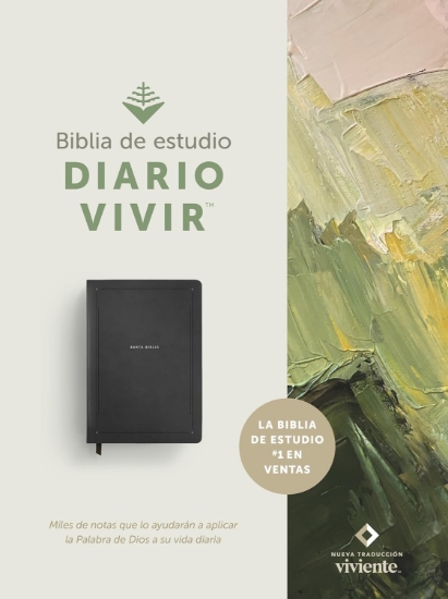 Imagen de Biblia de estudio del diario vivir NTV (SentiPiel, Negro, Letra Roja)