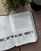 Imagen de Biblia de estudio del diario vivir NTV (SentiPiel, Negro, Letra Roja)