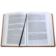 Imagen de RVR60, Biblia de estudio de la vida plena, Edición clásica, Leathersoft dos tonos Café, Palabras de Jesús en rojo, Comfort Print