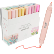 Imagen de Bible Highlighters No Bleed, Dual Tip Full Package (40 Units)