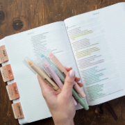 Imagen de Bible   Gel   Highlighters   and   Pens   No   Bleed   -   Set   of   8   Pastel   Colors